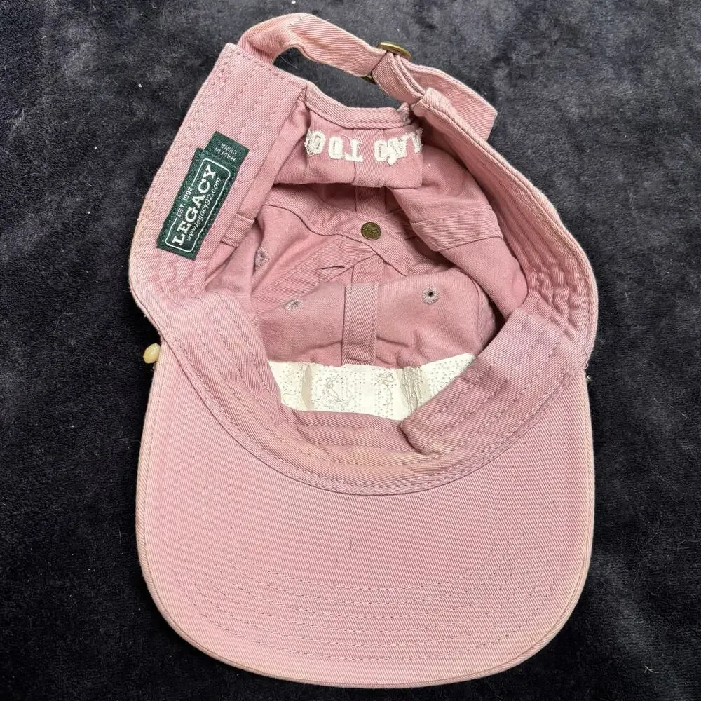 Pink Beaded Burn Hat